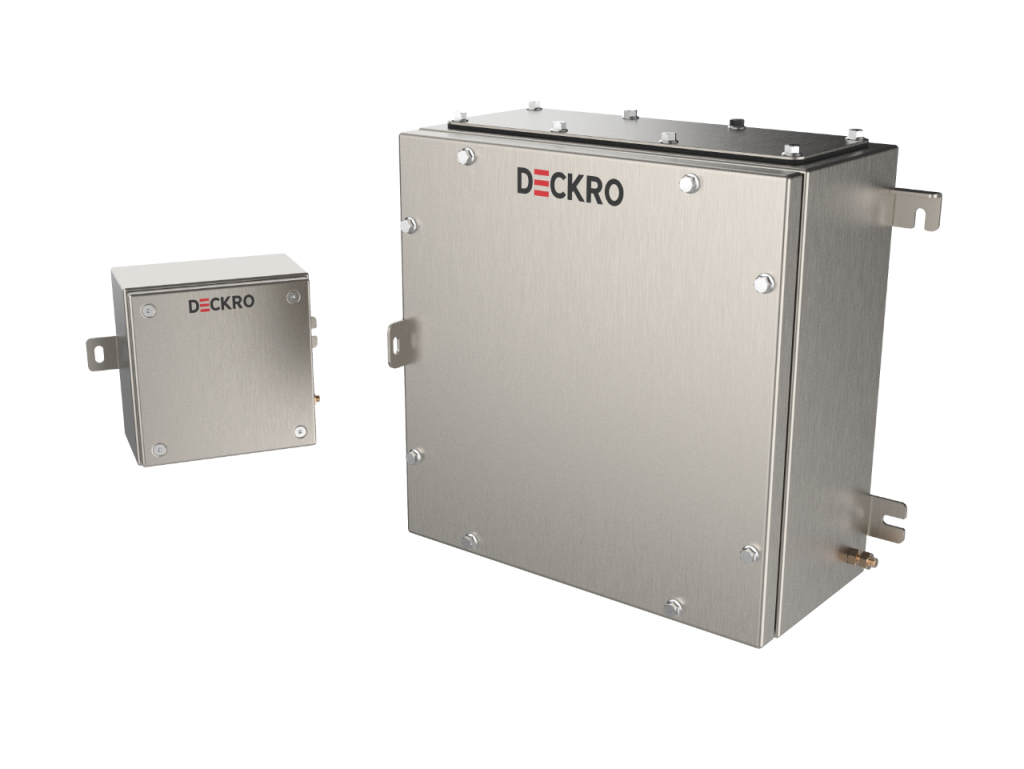 EX Series, IP66, Stainless Steel AISI316L- Ex-Proof Enclosures, Solid Front Panel with Mounting Plate, Scotch-Brite Brushed 350x500x205mm