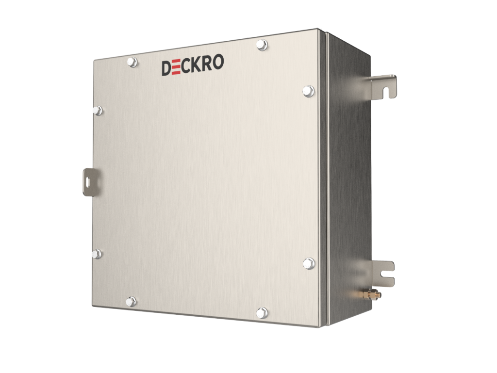 EX Series, IP66, Stainless Steel AISI316L- Ex-Proof Enclosures, Solid Front Panel with Mounting Plate, Scotch-Brite Brushed 260x380x160mm